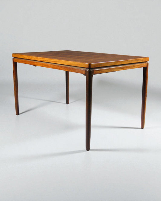 Christian Linneberg 1960s Vintage Danish Rosewood Small Dining Table