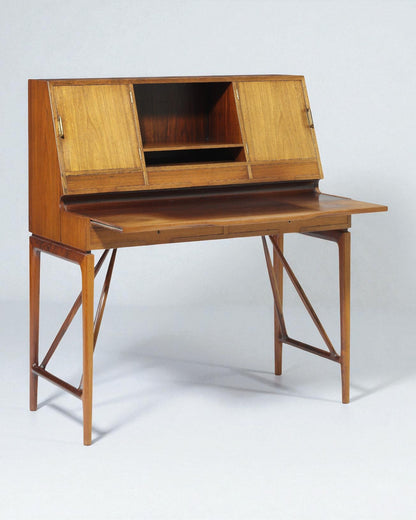 Unique Cabinetmaker Rosewood Dressing Table Made in Denmark circa 1950
