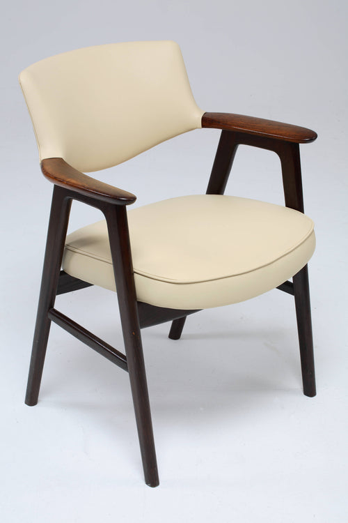 Erik Kierkegaard Danish Midcentury Armchair with Rosewood Armrests