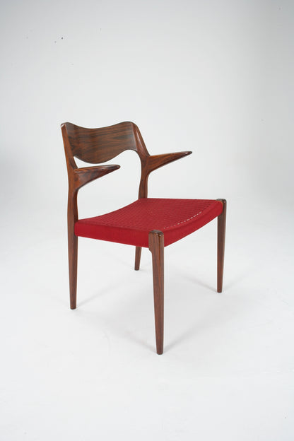 Eight (8) Niels Otto Moller 1951 Dining Chairs