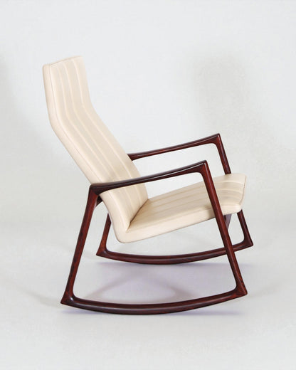Helge Vestergaard Jensen Rocking Chair made of Rosewood by Niels Roth Andersen