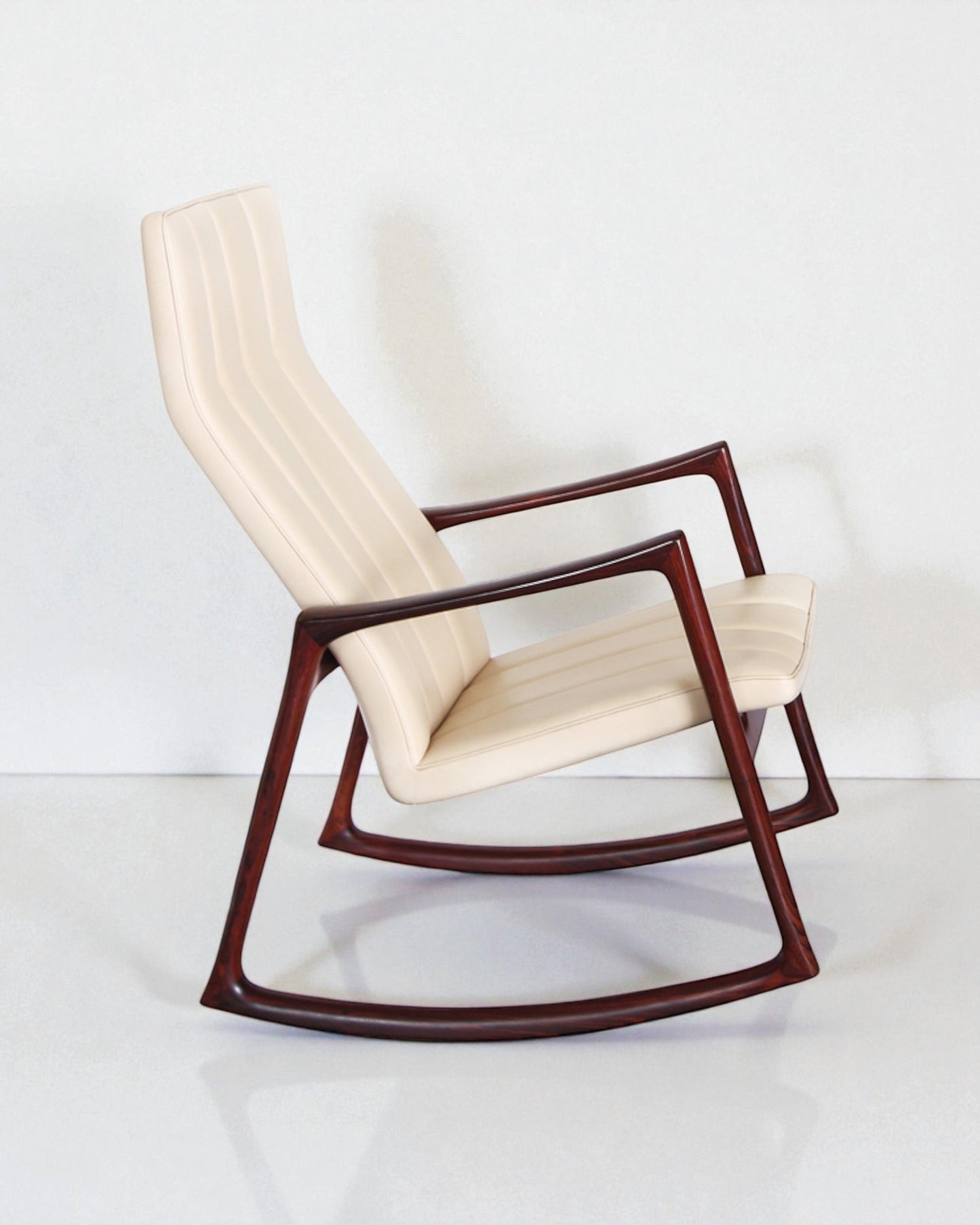 Helge Vestergaard Jensen Rocking Chair made of Rosewood by Niels Roth Andersen