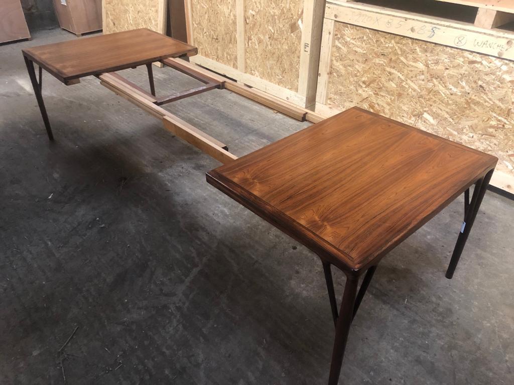 Helge Vestergaard Jensen Rosewood Dining Table 10
