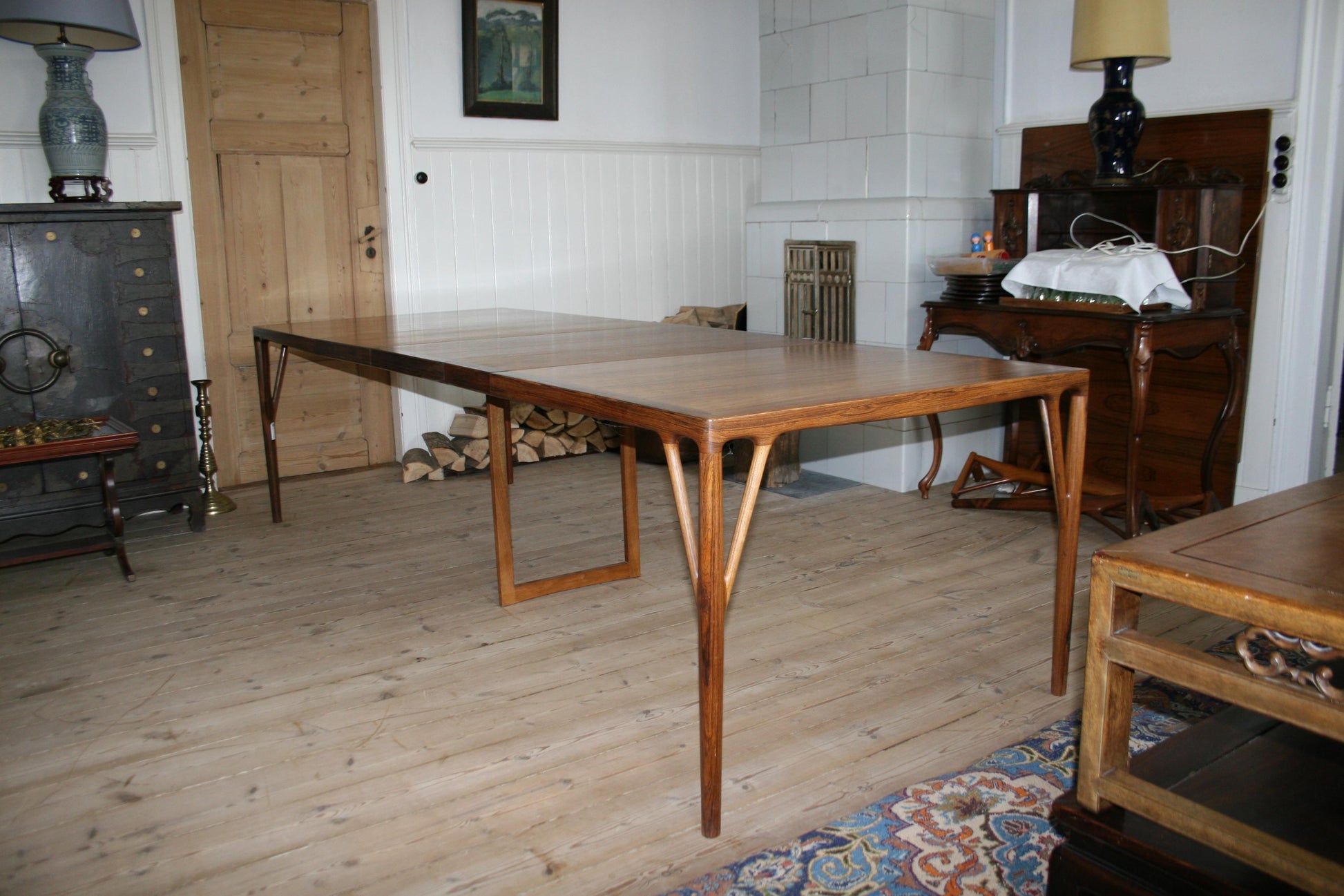 Helge Vestergaard Jensen Rosewood Dining Table 9