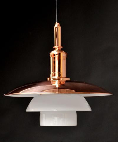 Poul Henningsen PH 3.5/3 Copper Pendant Lamp