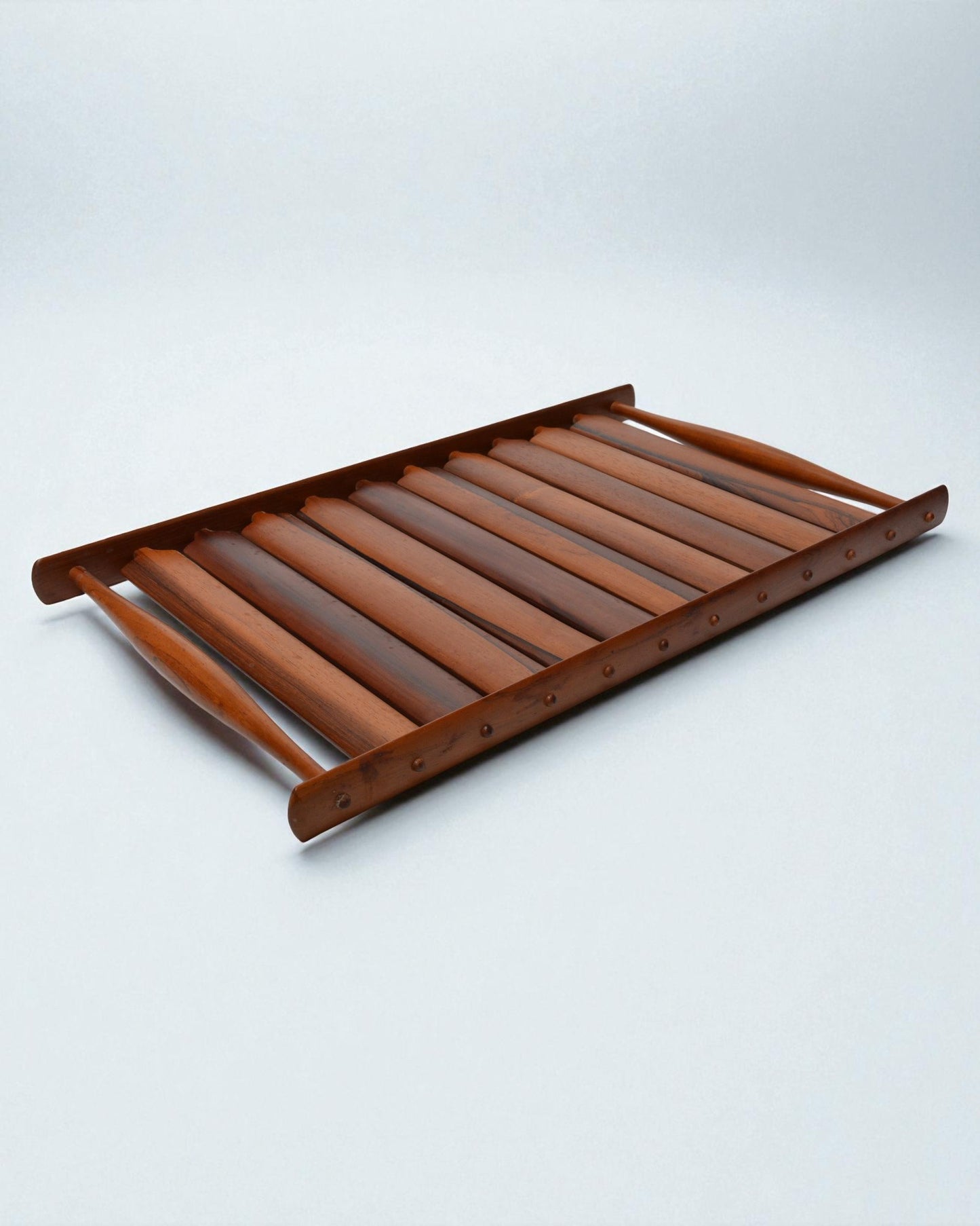 Jens Harald Quistgaard “Xylofon" serving tray with ten lamellae handles