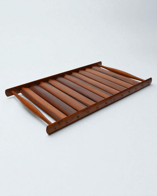 Jens Harald Quistgaard “Xylofon" serving tray with ten lamellae handles