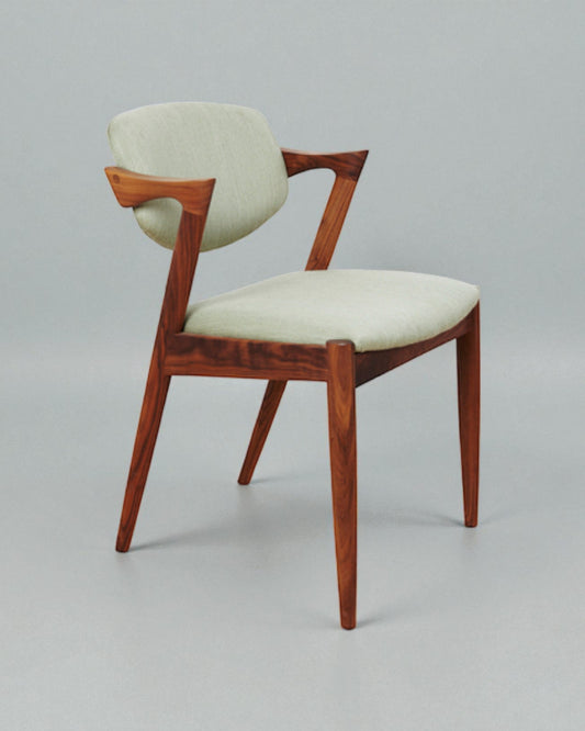 Kai Kristiansen model 42 Dining Chair in solid Walnut