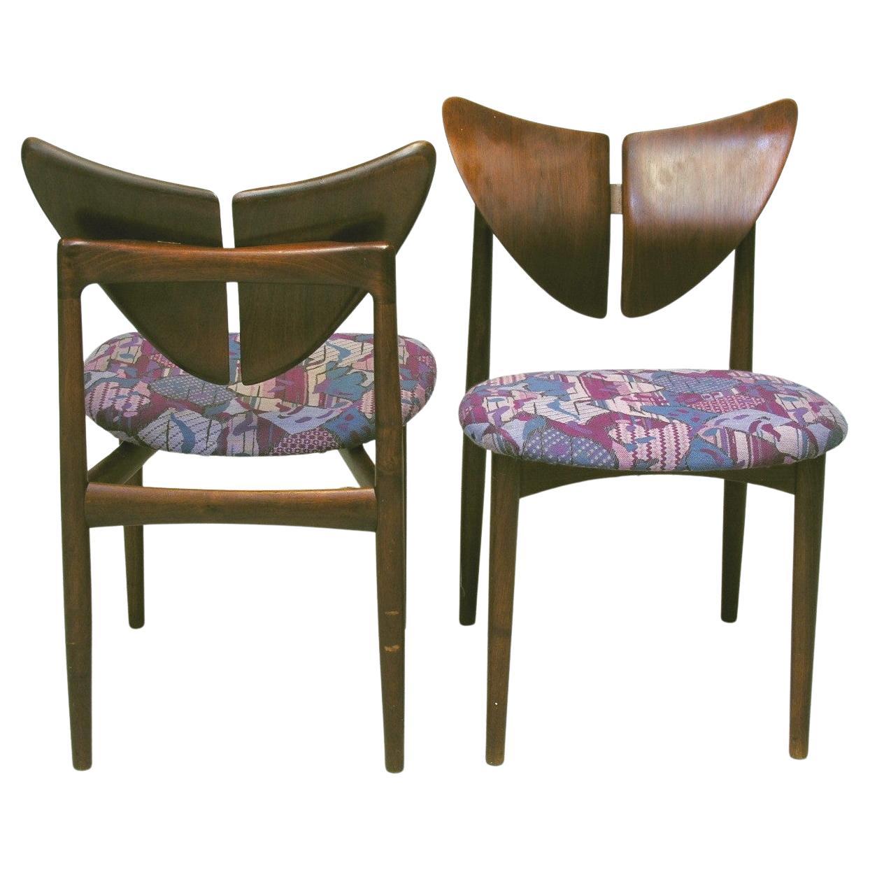 Kurt Ostervig teak dining chairs circa 