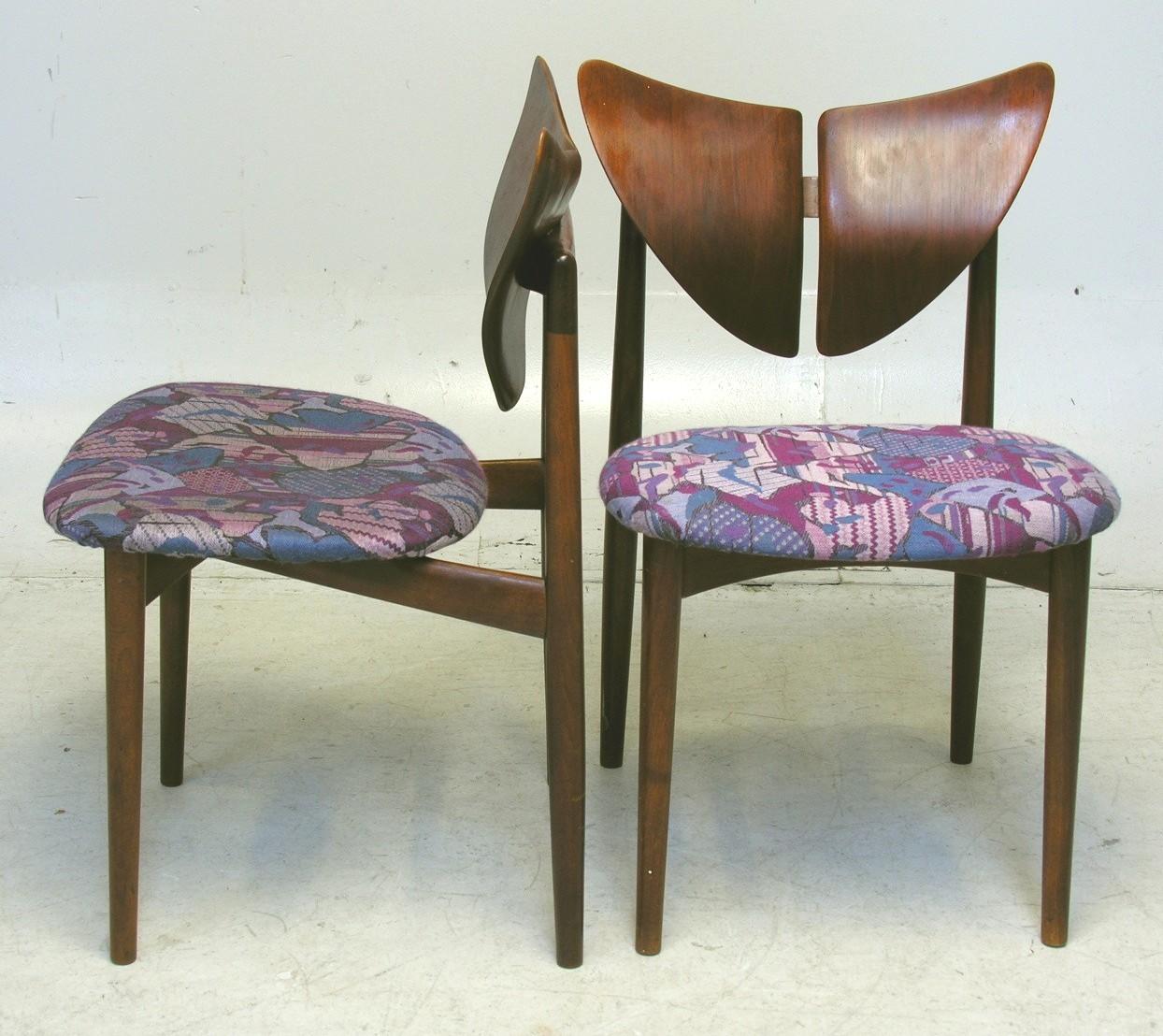 Kurt Ostervig teak dining chairs circa 1960