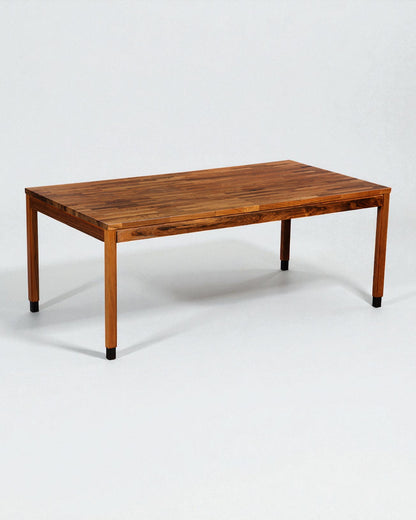 Midcentury Danish Modern Solid Rosewood Coffee Table circa 1960