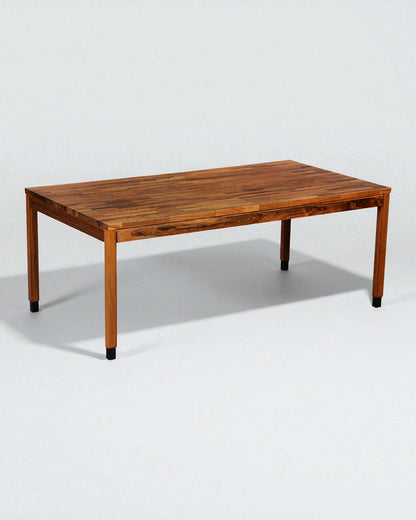 Midcentury Danish Modern Solid Rosewood Coffee Table circa 1960