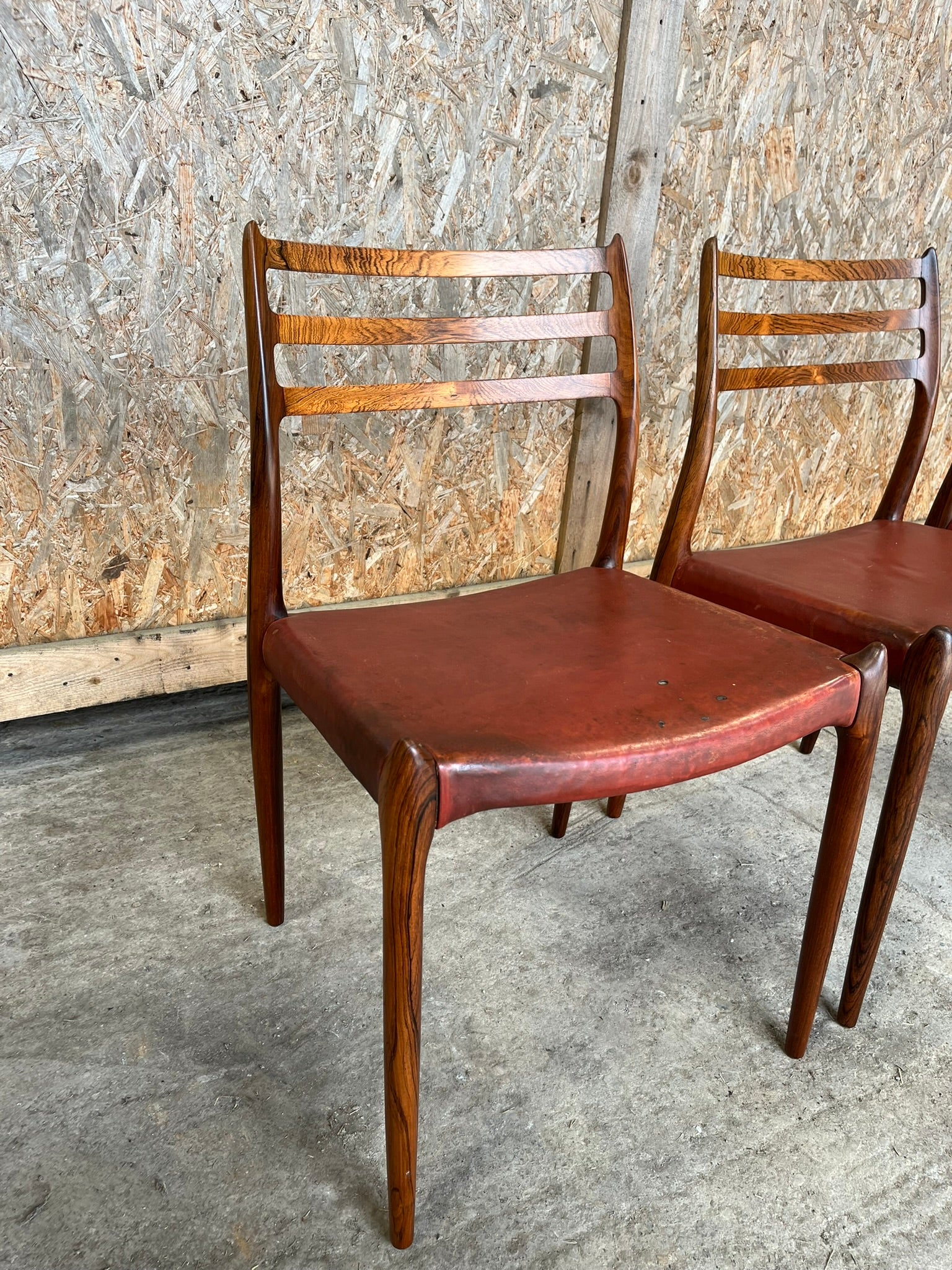 Niels O.Moller Dining Chairs Model 78 
