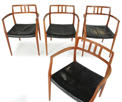 Niels Otto Moller 1964 Dining Chairs 2