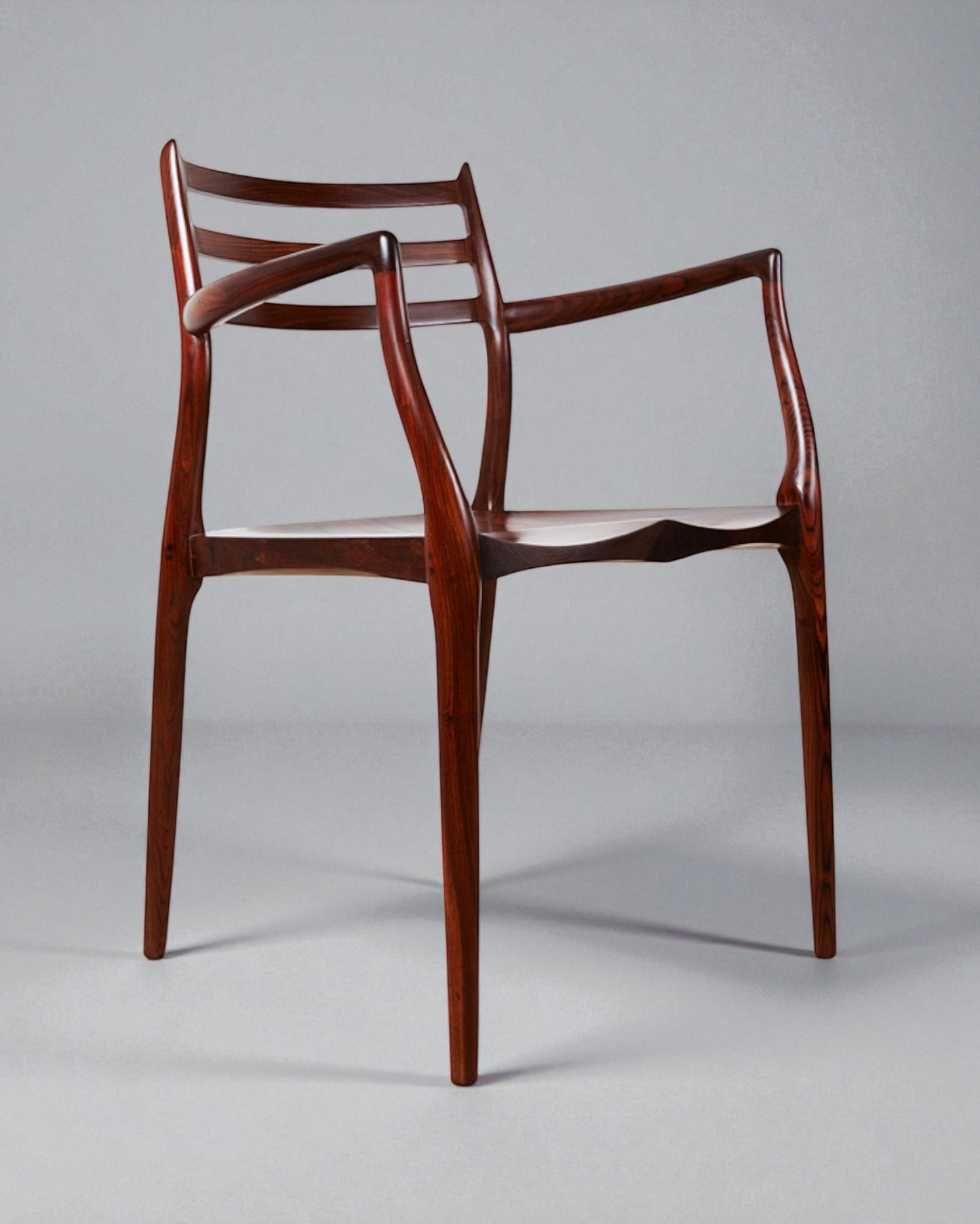 Niels Otto Moller Model 62 Chair 50th Anniversary Edition in Dark Rosewood