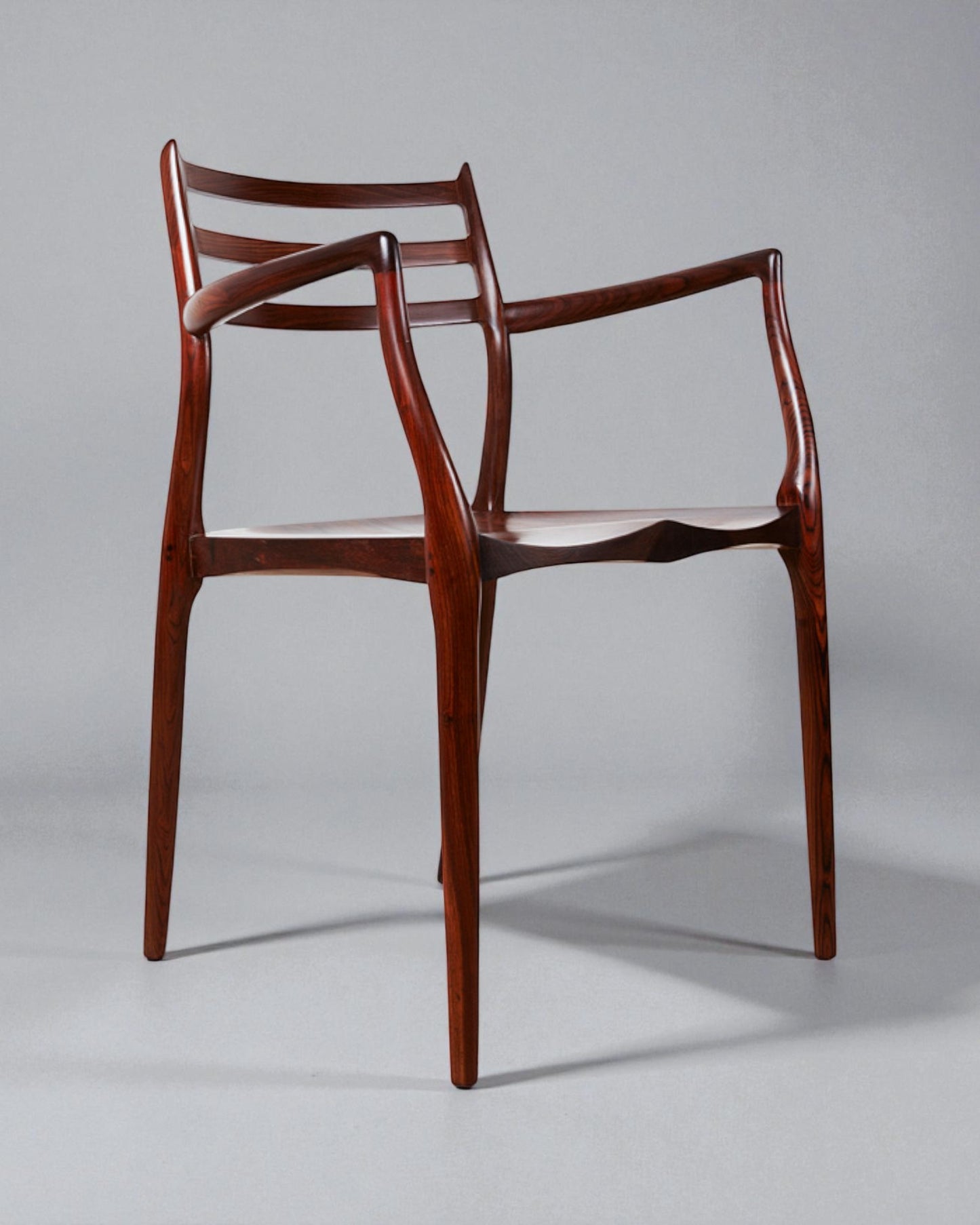 Niels Otto Moller Model 62 Chair 50th Anniversary Edition in Dark Rosewood