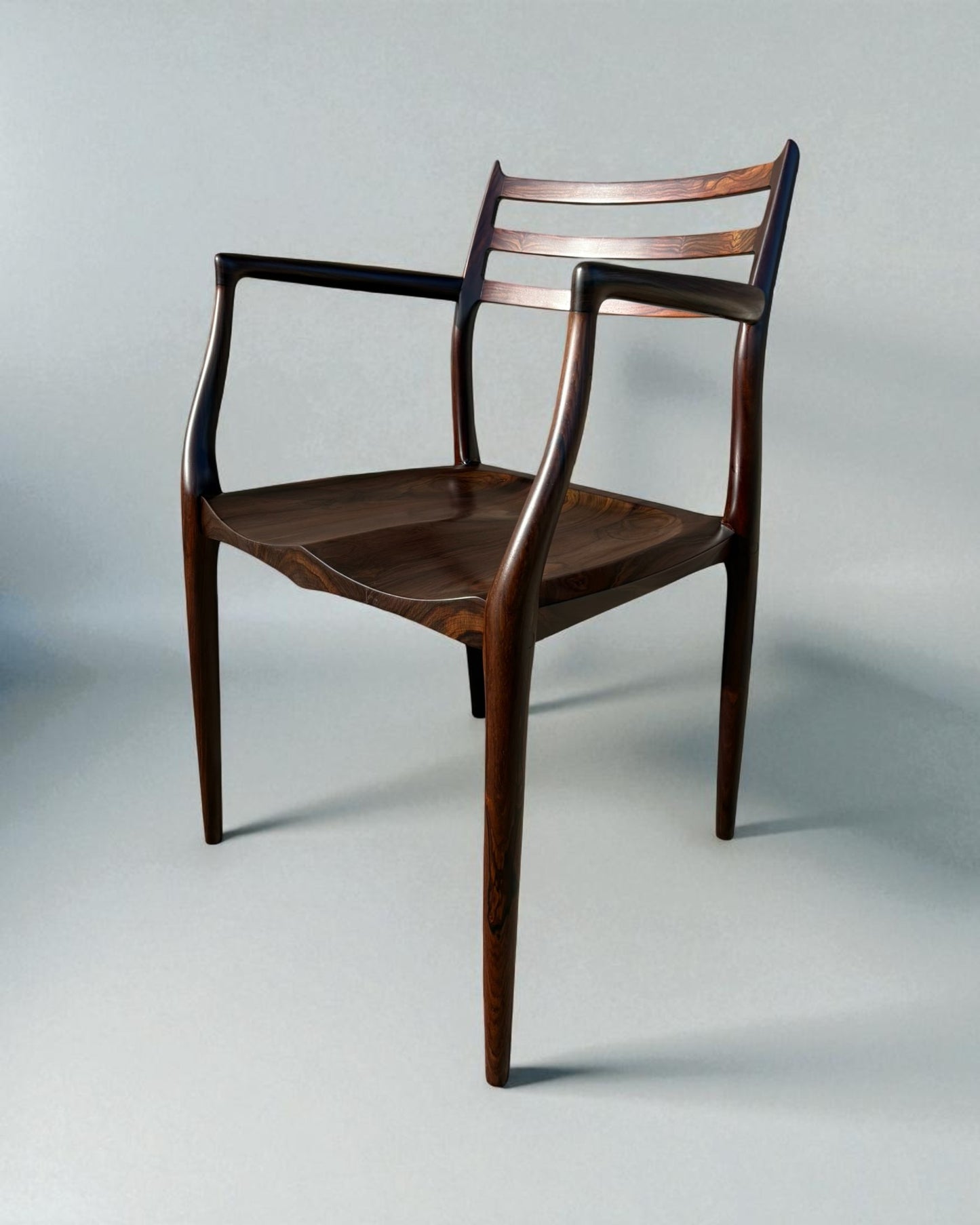 Niels Otto Moller Model 62 Anniversary Edition Dining Chair with Solid Wood Seat