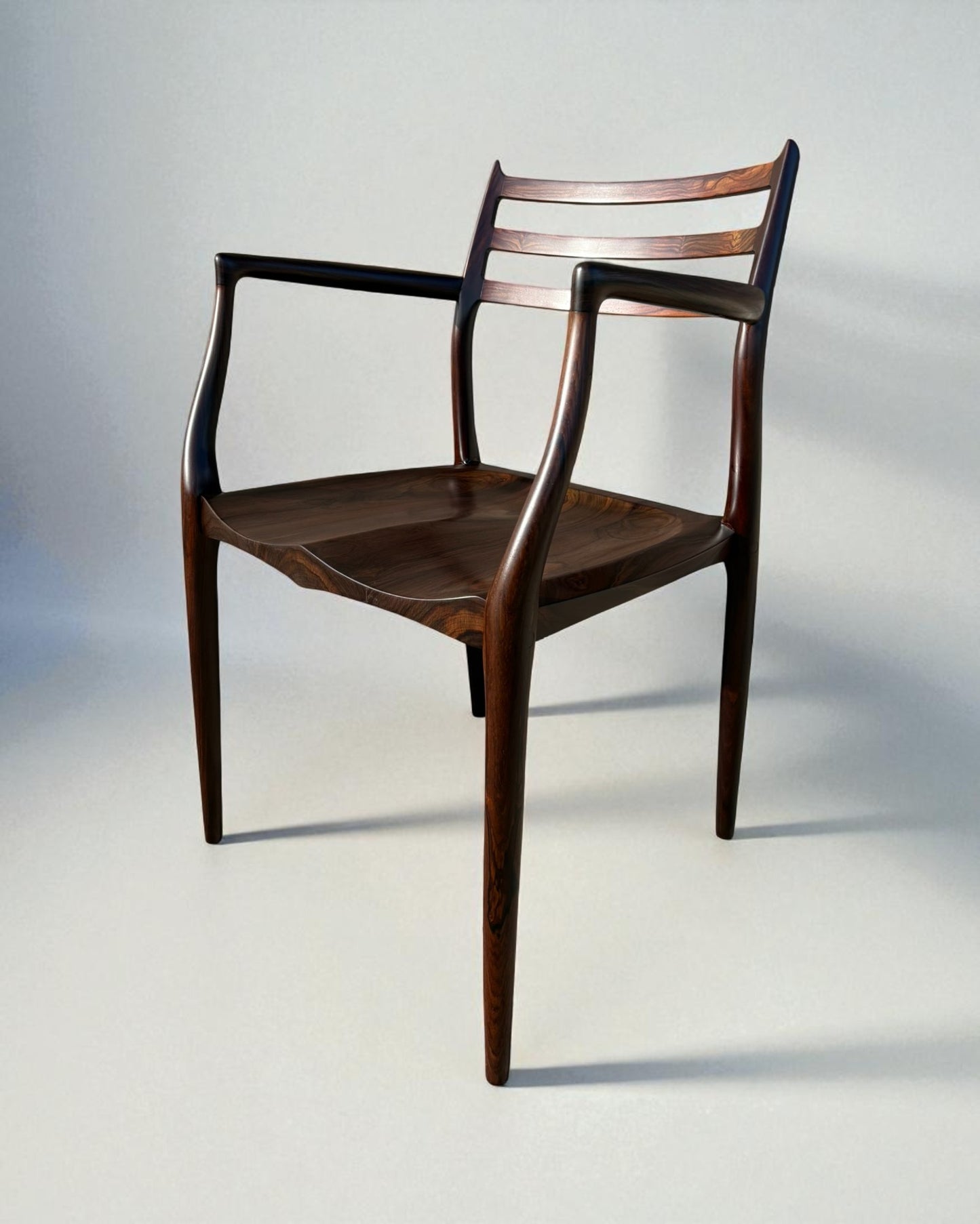 Niels Otto Moller Model 62 Anniversary Edition Dining Chair with Solid Wood Seat