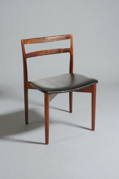 Harry Ostergaard Vintage Danish Mid-century Rosewood Dining Chair