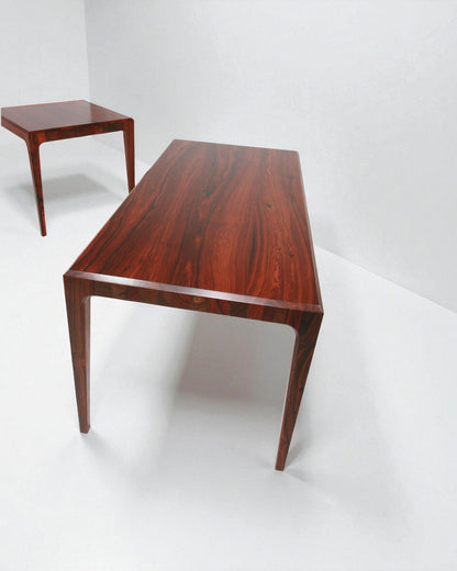 PD 60 Dining Table in Solid Rosewood - with End Tables for Extension