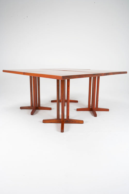 PD 70 Dining Table Set of 3 in Solid Rosewood