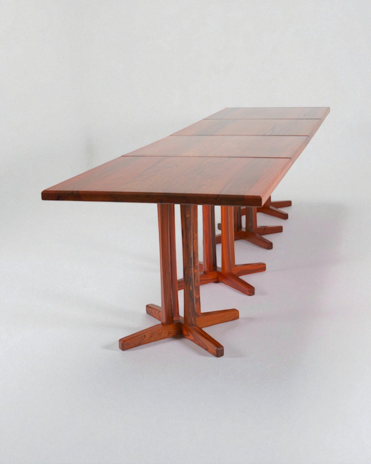 PD 70 Dining Table Set of 3 in Solid Rosewood