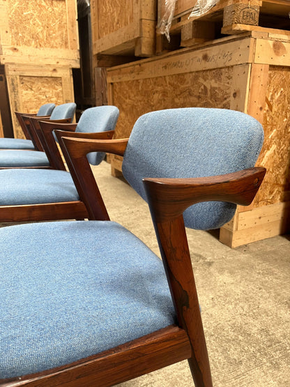 Pair of Solid Wood Kai Kristiansen Chairs