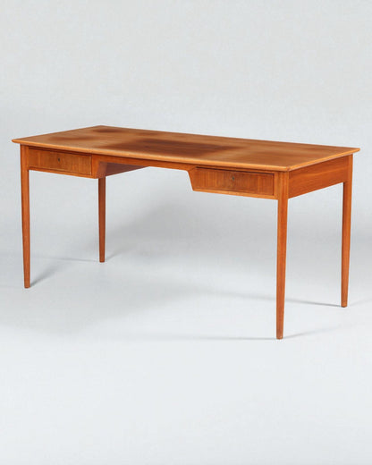 Teak Desk Made by Erik Kierkegaard for Gustav Bertelsen