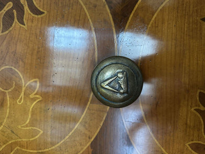 Wardrobe with Marquetry Panel Doors dated 1782 with Modern Carcass