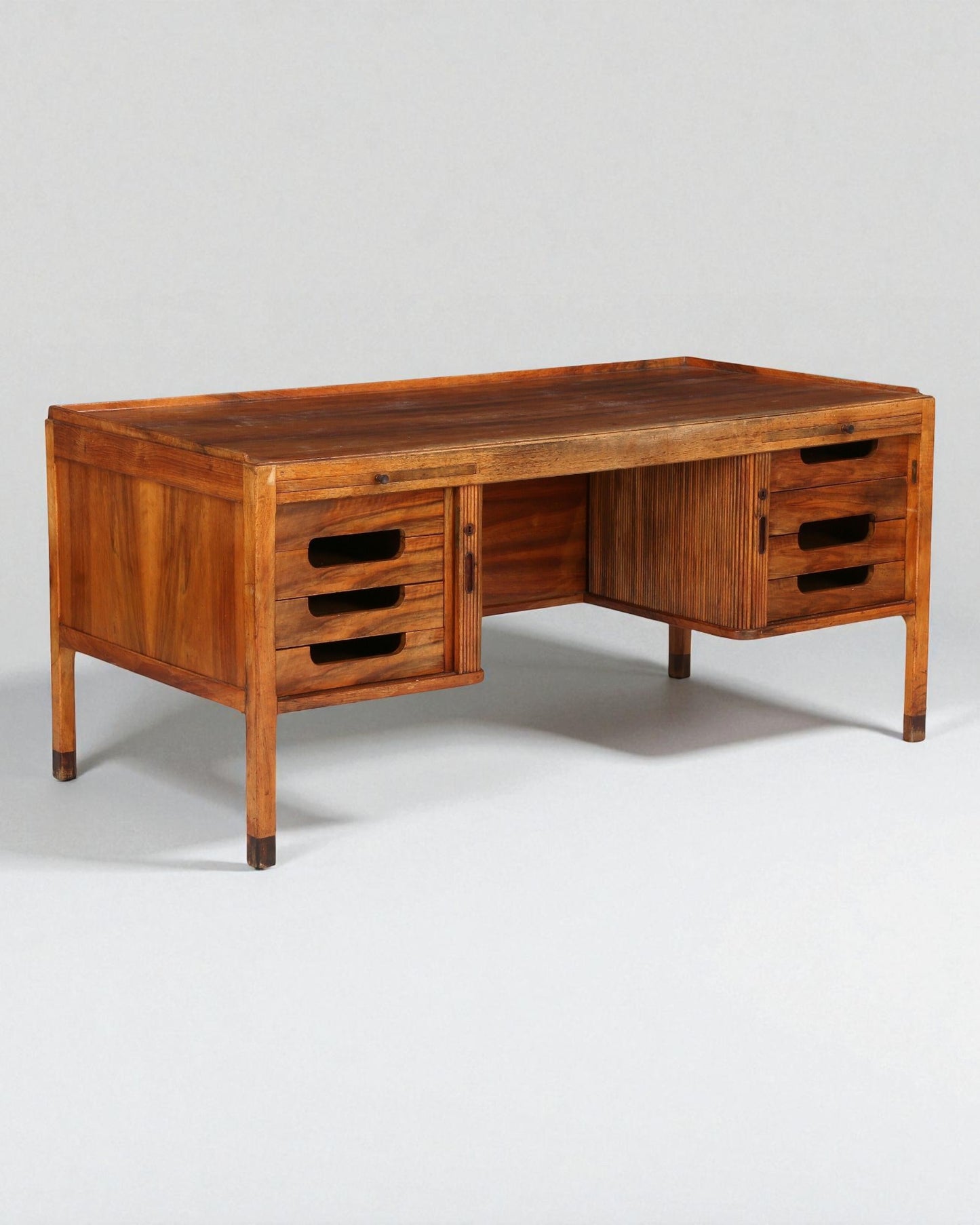 Large Group incl. Walnut Desk and Sideboards Made by Ove Lander in 1947