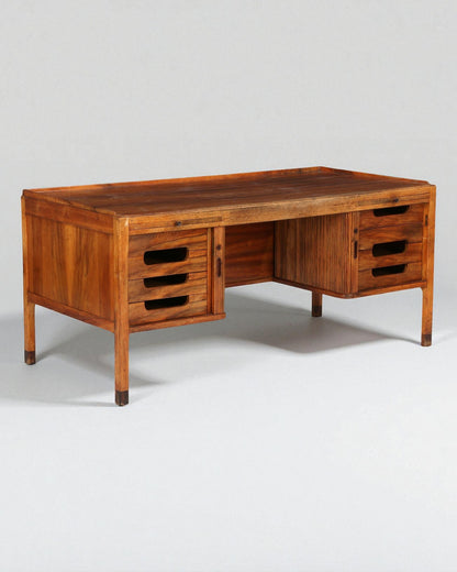 Large Group incl. Walnut Desk and Sideboards Made by Ove Lander in 1947