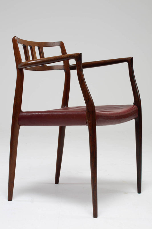 A66 Model Danish Vintage Dining Chair with Arms