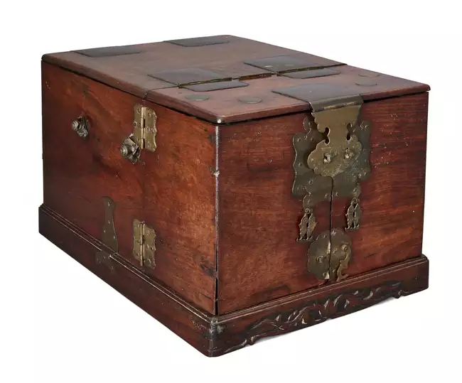 Travelling vanity case 19C
