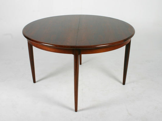 N O Moller 1957 Dining Table in Brazilian Rosewood