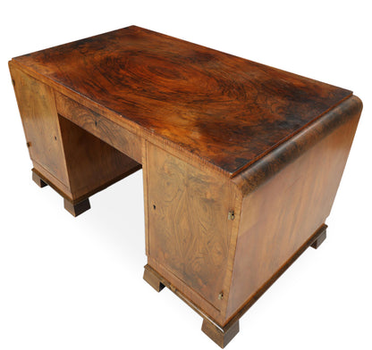 nutwood Art Deco desk