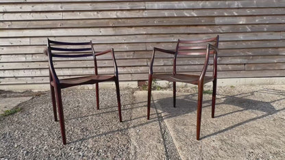 Niels Otto Moller Model 62 Anniversary Edition Dining Chair with Solid Wood Seat